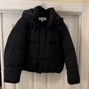 Sebby Black Quilted Jacket
